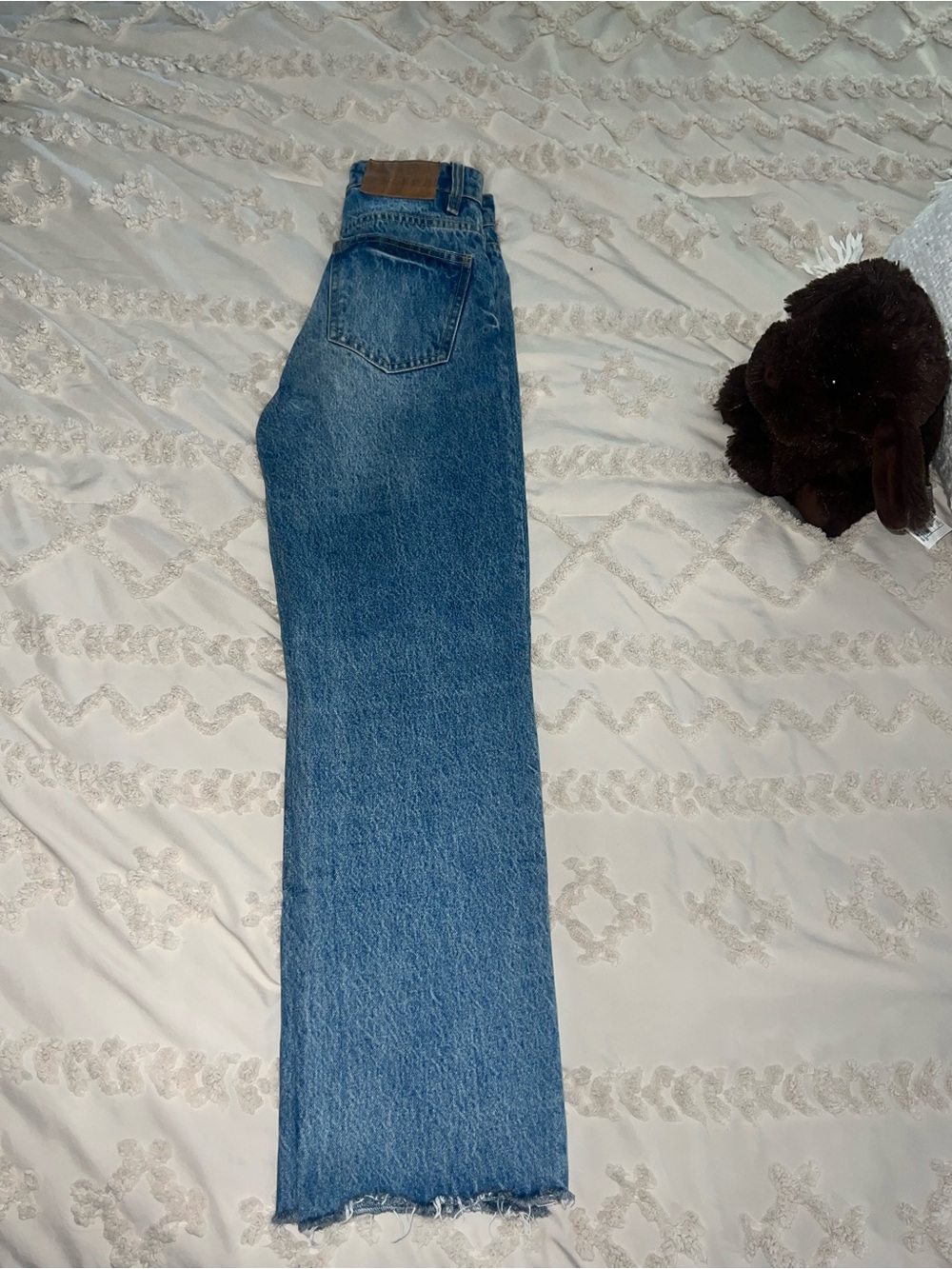 Zara Medium Blue Straight Leg Women's Jeans